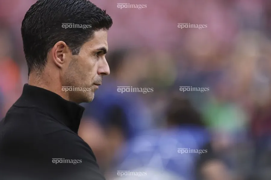 HLV Mikel Arteta bị chỉ trích vì dùng thuật ngữ lạ sau chiến thắng của Arsenal. ẢNH: EPA Arteta bị chỉ trích vì dùng thuật ngữ lạ sau chiến thắng của Arsenal,Arteta,Arsenal