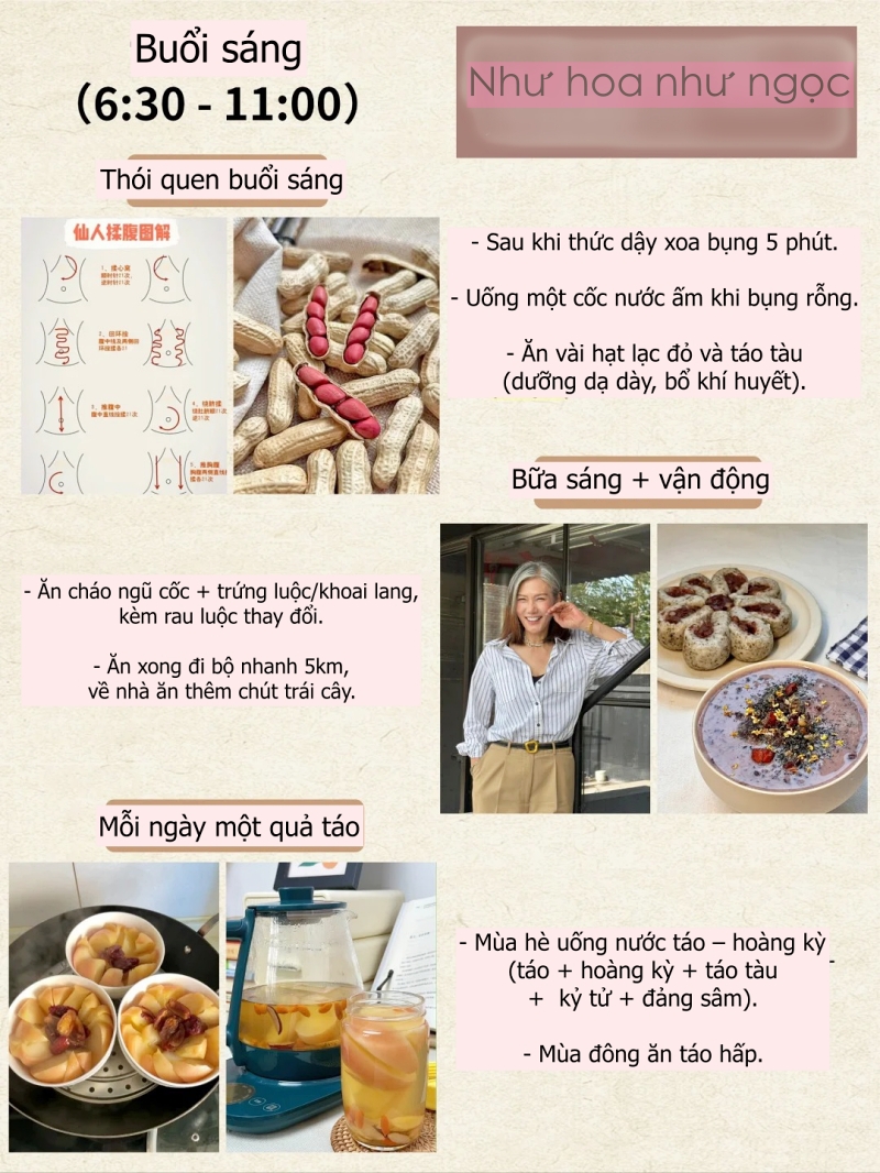 Không cần phẫu thuật thẩm mỹ, tôi 65 tuổi vẫn trẻ trung nhờ dưỡng khí huyết và thói quen nhỏ này - Ảnh 4.