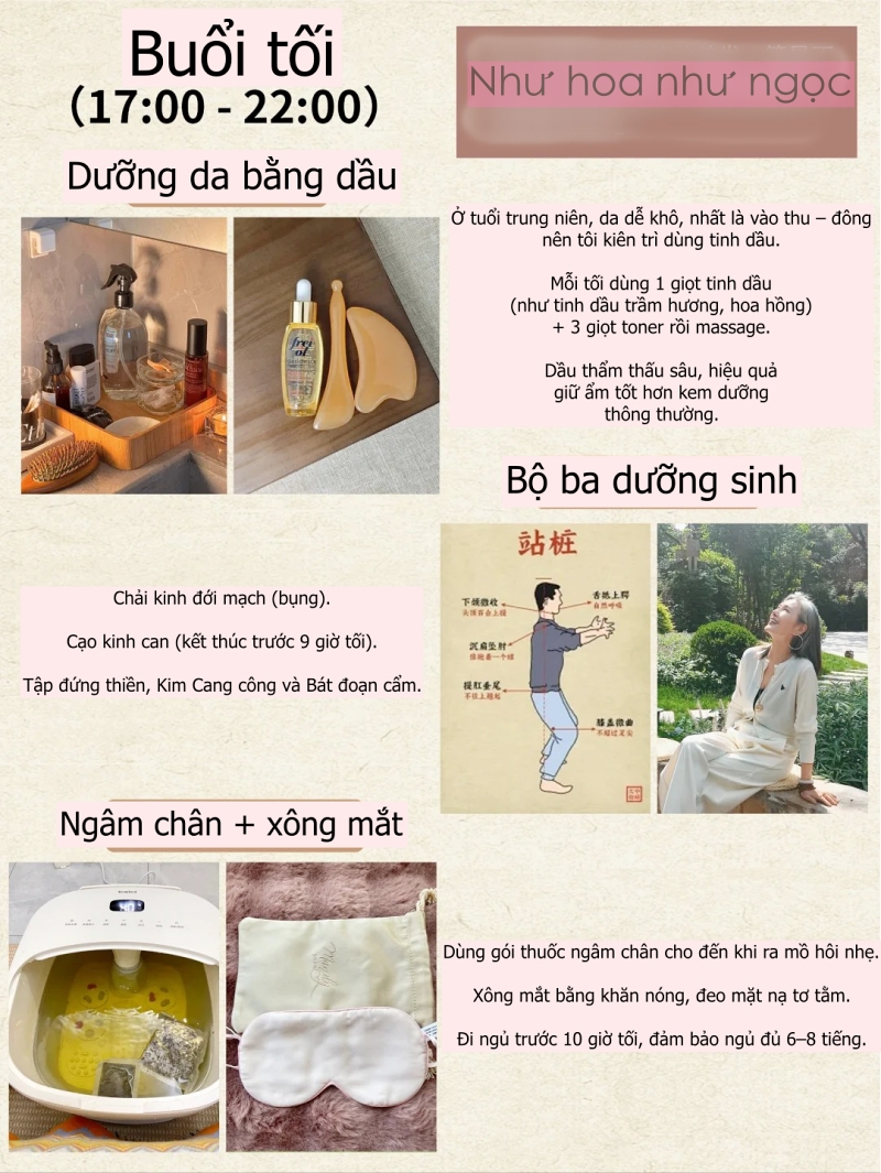 Không cần phẫu thuật thẩm mỹ, tôi 65 tuổi vẫn trẻ trung nhờ dưỡng khí huyết và thói quen nhỏ này - Ảnh 6.