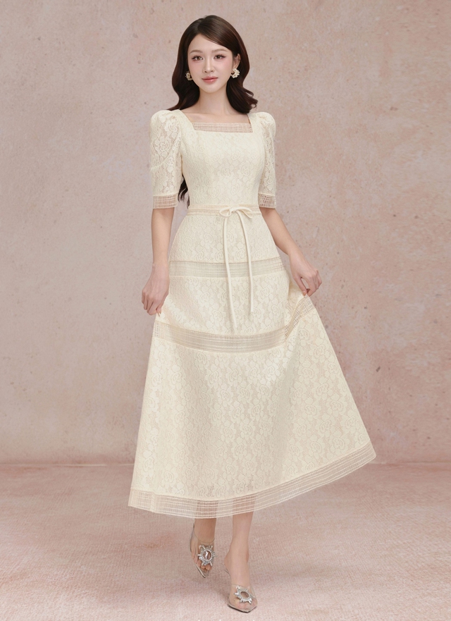 Đầm dự tiệc sang trọng, tôn vẻ trẻ trung, quý phái cho nàng dịp cuối năm 7 Đầm dự tiệc sang trọng, quý phái và trẻ trung cho dịp cuối năm - Ảnh 7.