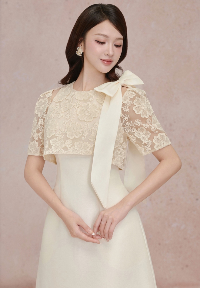 Đầm dự tiệc sang trọng, tôn vẻ trẻ trung, quý phái cho nàng dịp cuối năm 10 Đầm dự tiệc sang trọng, quý phái và trẻ trung cho dịp cuối năm - Ảnh 10.