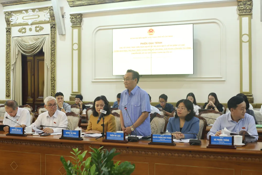 Theo TS Trần Du Lịch, TP cần thu hút nhà đầu tư chiến lược nhưng cần có quy định chặt chẽ để đảm bảo tính khả thi. Ảnh: THANH TUYỀN Cơ chế trong Nghị quyết 98 tới đây phải mạnh hơn, rộng hơn với quy mô của TP.HCM mới-nghi-quyet-9812.JPG