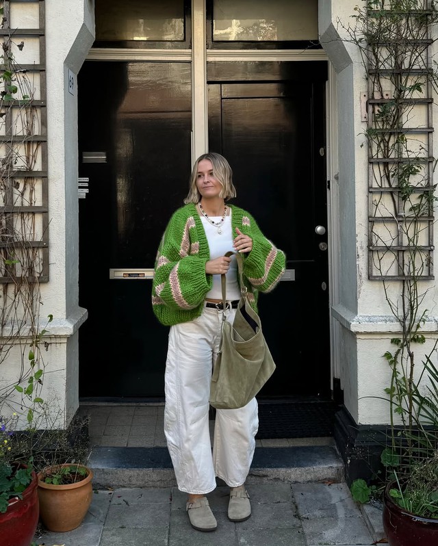 Cardigan, áo len thành xu hướng mới cho mùa thu 2025- Ảnh 4.