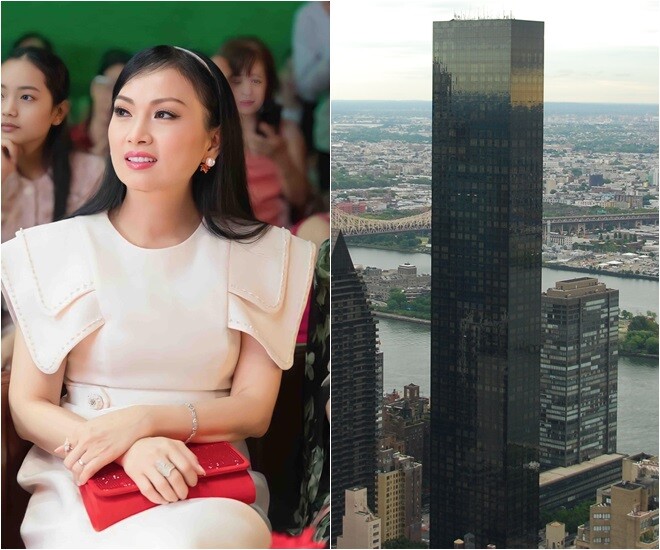 Tòa nhà Trump World Tower - nơi ca sĩ Việt giàu nhất thế giới sống.