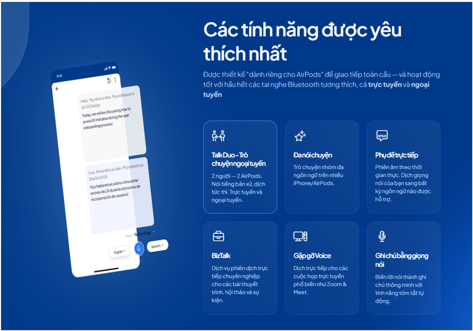 Startup Việt ra mắt LocaTalk: cho AirPods giao tiếp đa ngôn ngữ 5 Startup Việt ra mắt LocaTalk: cho AirPods giao tiếp đa ngôn ngữ - Ảnh 5.