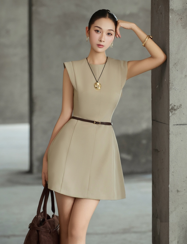 Váy chữ A tôn eo nhỏ, 'chân ái' của cô nàng nhỏ nhắn- Ảnh 4. Váy chữ A tôn eo nhỏ, 'chân ái' của cô nàng nhỏ nhắn- Ảnh 4.