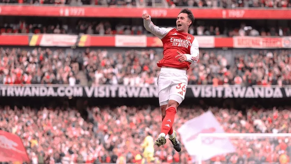 Arsenal đang bay cao với thành tích ấn tượng sẽ có trận đấu cân tài cân sức với Man City. Ảnh: EPL cân tài cân sức