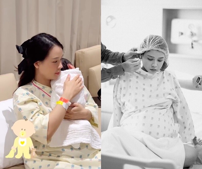 2 sao Việt gặp hiện tượng hiếm khi sinh con: Người có em bé lai, người mong quý tử thi toán quốc tế 10 Sam chọn phương pháp sinh mổ, tiết lộ 1 trong 2 bé sinh trong bọc điều.