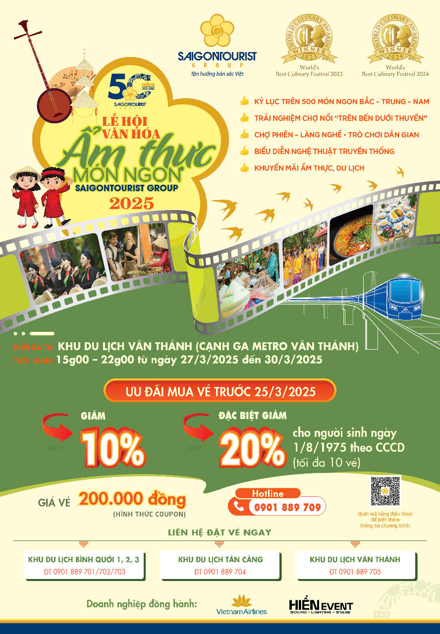Chương trình bán vé khuyến mãi sẽ kết thúc trước ngày 25-3-2025 Chương trình bán vé khuyến mãi sẽ kết thúc trước ngày 25-3-2025