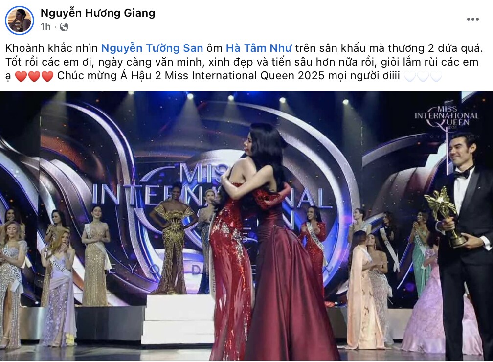 Hà Tâm Như trở thành Á hậu chuyển giới Quốc tế 2025, dân mạng khen người phiên dịch amp;#34;gánh còng lưngamp;#34; - 9