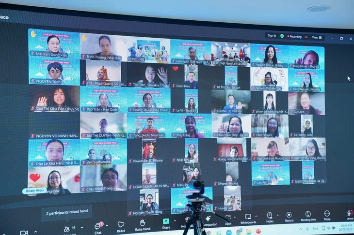 Học viên khóa tập huấn từ 30 quốc gia và vùng lãnh thổ. Ảnh: BTC 2109B.jpg