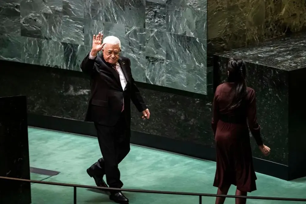 Tổng thống Palestine Mahmoud Abbas. Ảnh: THE NEW YORK TIMES bbd9c16ce9bf7a87895bb49b4eb8e46e56e73fe3.jpg