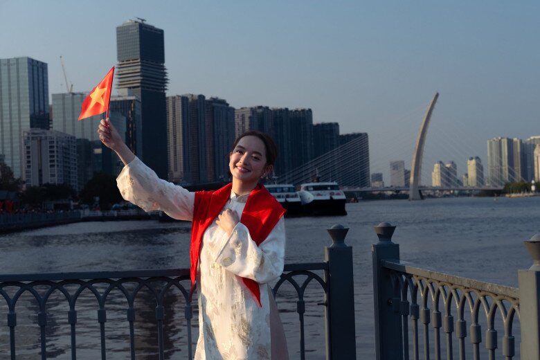 Kaity Nguyễn muốn mang niềm tự hào dân tộc ra quốc tế.