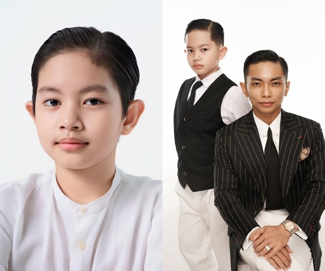 Sao Việt 24h: Khánh Thi - Phan Hiển khoe 3 "cục kim cương" pha trộn nét đẹp của bố lẫn mẹ, công chúa út "đẹp nhất nhà" 2 Cậu cả Kubi được nhận xét là điển trai và cao to hơn bố.