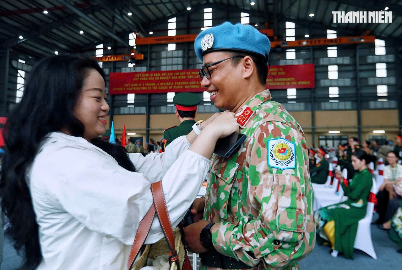 Việt Nam cử hơn 200 chiến sĩ 'mũ nồi xanh' tham gia gìn giữ hòa bình Liên Hiệp Quốc 9 Việt Nam cử hơn 200 chiến sĩ 'mũ nồi xanh' tham gia gìn giữ hòa bình LiênHiệpQuốc - Ảnh 9.