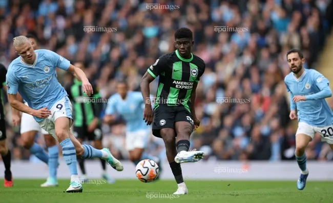 Baleba là mục tiêu của MU trong kỳ chuyển nhượng sắp tới. Ảnh: EPA. CLB Man United