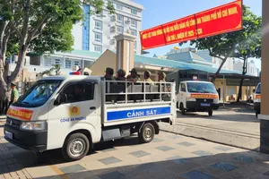 Công an phường Vũng Tàu ra quân đảm bảo môi trường du lịch sạch đẹp, an toàn