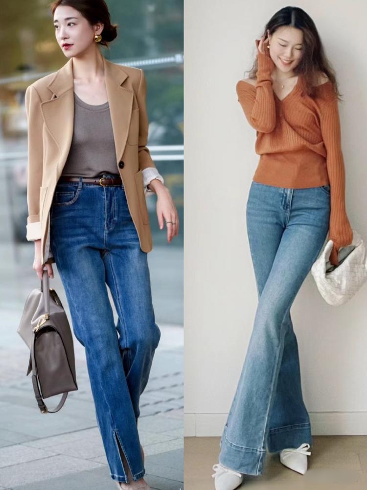 158 cm vẫn “ăn gian” được 5 cm chiều cao nhờ quần ống loe, tôi đã thử và thành công! - Ảnh 6. 158 cm vẫn “ăn gian” được 5 cm chiều cao nhờ quần ống loe, tôi đã thử và thành công! - Ảnh 6.