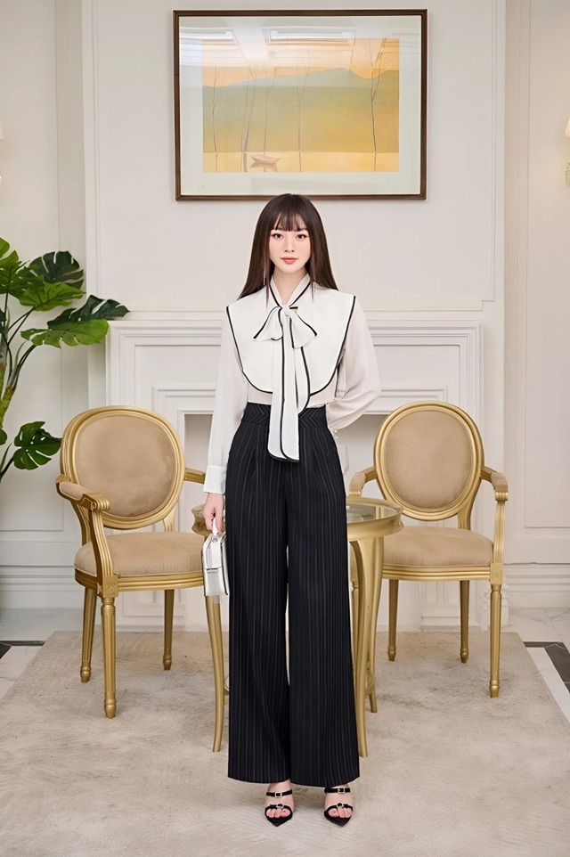 Nhẹ nhàng, bay bổng mà không 'sến' với áo voan- Ảnh 3. Nhẹ nhàng, bay bổng mà không 'sến' với áo voan- Ảnh 3.