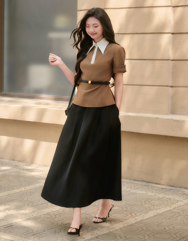 Giày cao gót, tâm điểm của mọi bản phối công sở cùng váy dài, quần ống rộng- Ảnh 6.