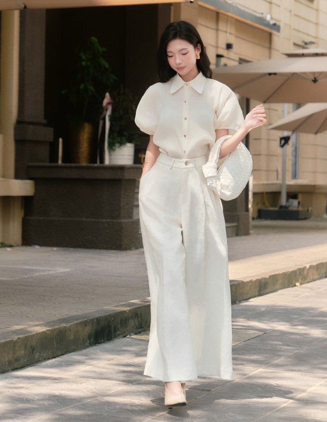 Giày cao gót, tâm điểm của mọi bản phối công sở cùng váy dài, quần ống rộng- Ảnh 7.