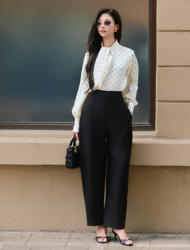 Giày cao gót, tâm điểm của mọi bản phối công sở cùng váy dài, quần ống rộng- Ảnh 11.