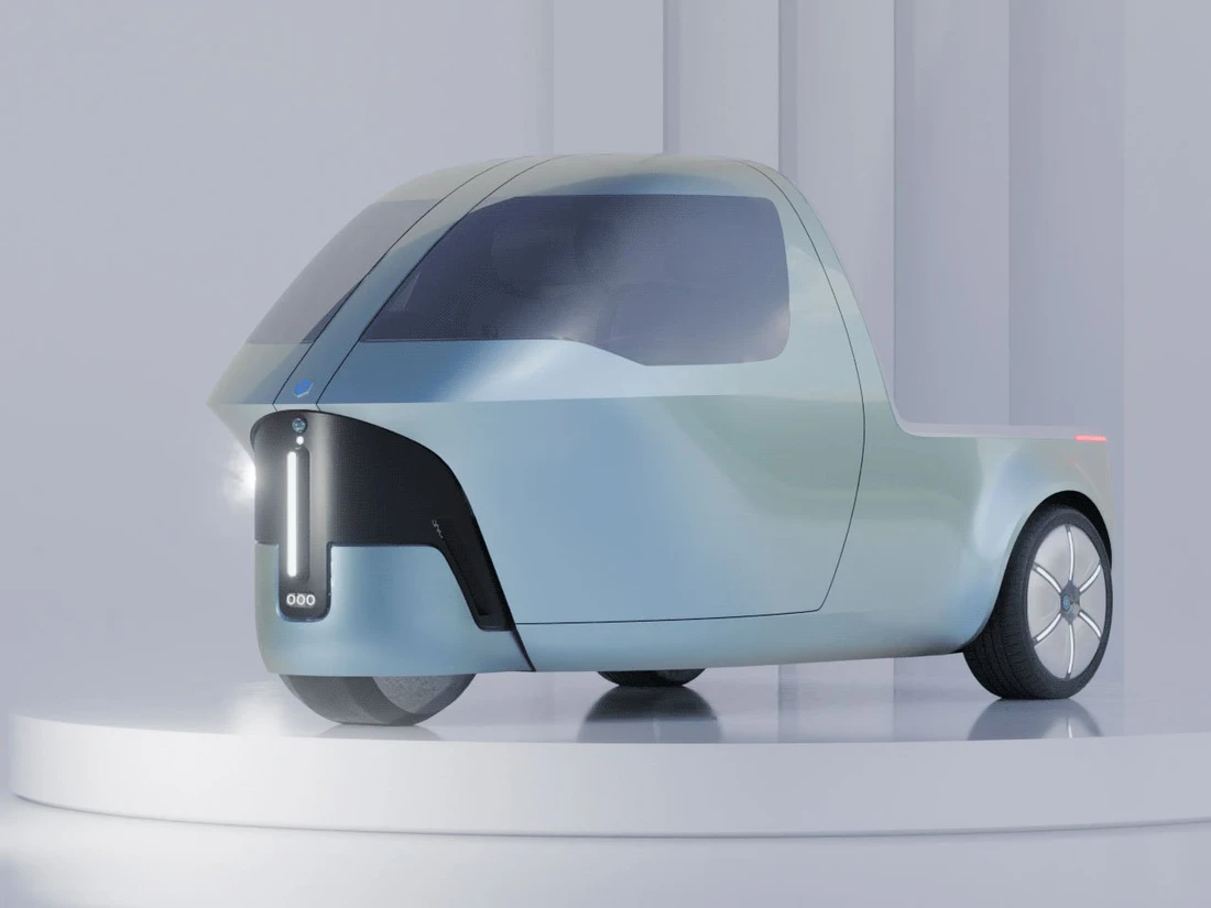 'Bán tải điện' nhỏ như Wuling Mini EV, 3 bánh, ray tự động chất hàng vào thùng xe 4 'Bán tải điện' nhỏ như Wuling Mini EV, 3 bánh, ray tự động chất hàng vào thùng xe - Ảnh 4.