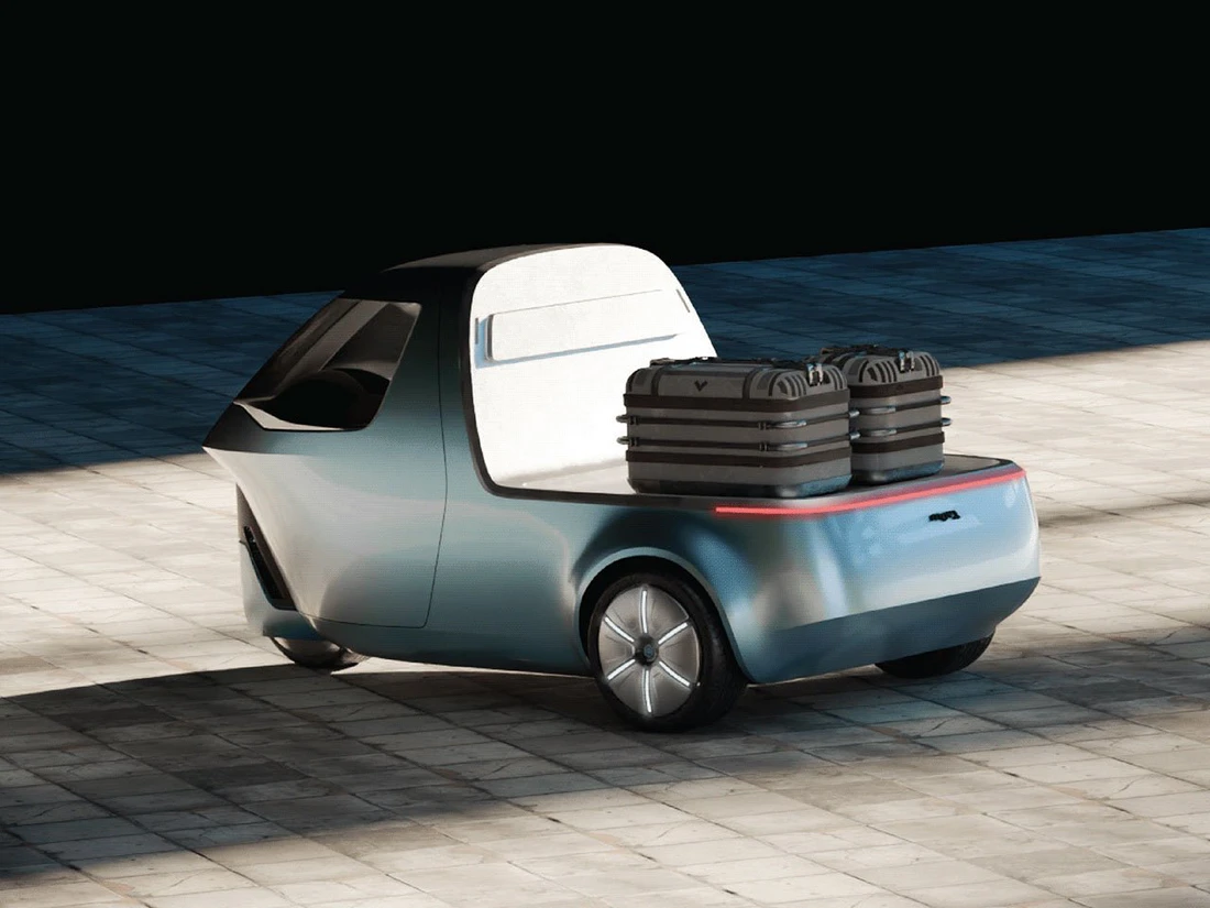 'Bán tải điện' nhỏ như Wuling Mini EV, 3 bánh, ray tự động chất hàng vào thùng xe 9 'Bán tải điện' nhỏ như Wuling Mini EV, 3 bánh, ray tự động chất hàng vào thùng xe - Ảnh 9.