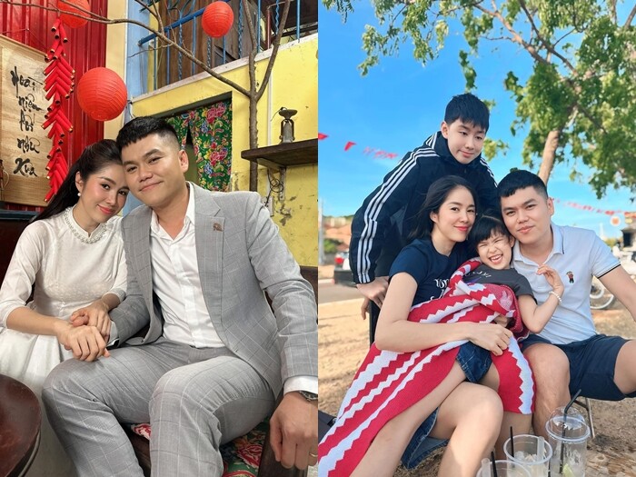 Lê Phương hiện có cuộc sống hạnh phúc bên ông xã kém tuổi Trung Kiên.