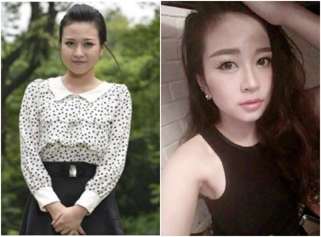 Quỳnh Trang trên phim dịu dàng còn ngoài đời thì quyến rũ và xinh đẹp.