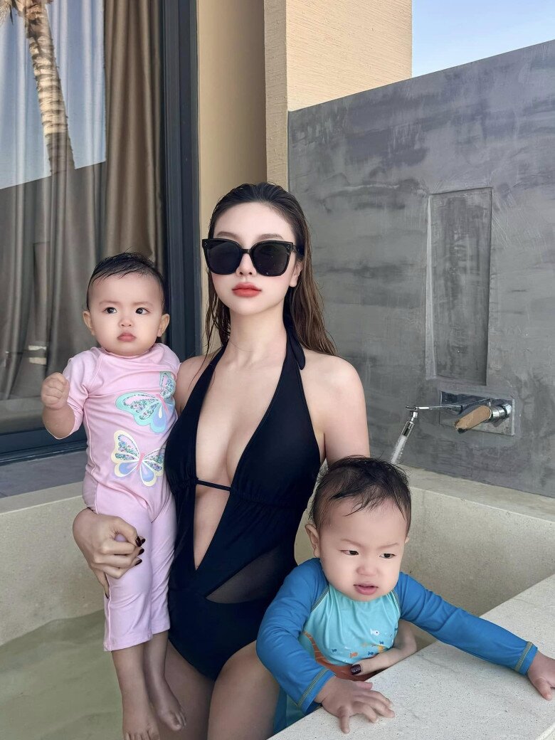 Nữ ca sĩ ủng hộ hình ảnh một mẹ bỉm quyến rũ.