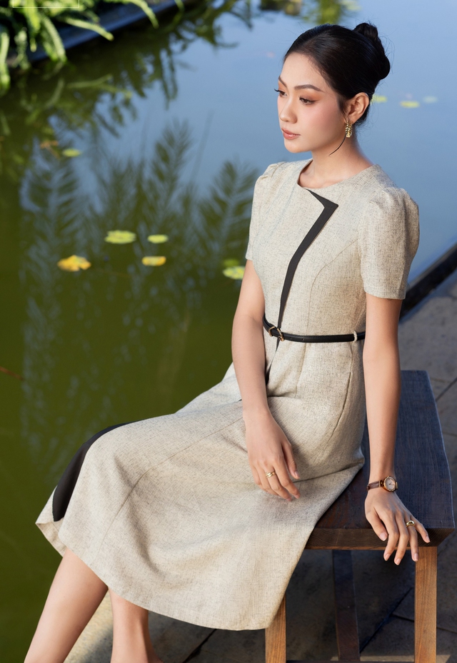 Váy dáng dài trang nhã, thanh lịch nhất mùa - Ảnh 10.