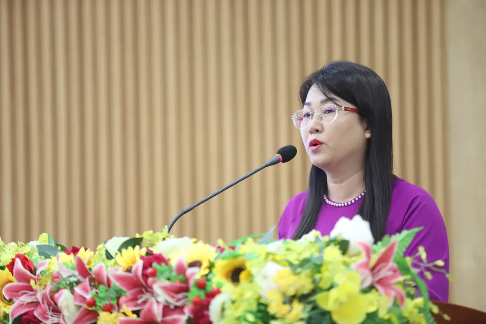 Ths Nguyễn Thị Như Yến, Trường Chính trị tỉnh Lâm Đồng, đề xuất giải pháp cho tình trạng thiếu cán bộ chuyên môn ở phường, xã. Ảnh: HÀ THƯ biet-phao-can-bo-3.jpg