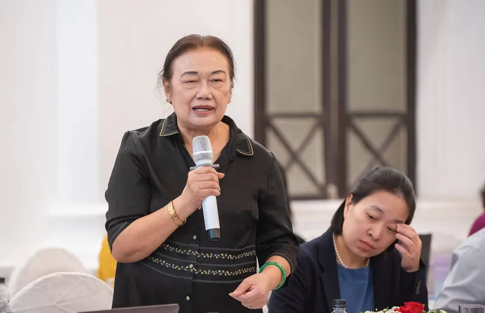 Bà Nguyễn Thị Cúc đề nghị giảm thuế VAT 2% cho nước giải khát có đường đến hết năm 2026. Ảnh: M.T nước giải khát.jpg