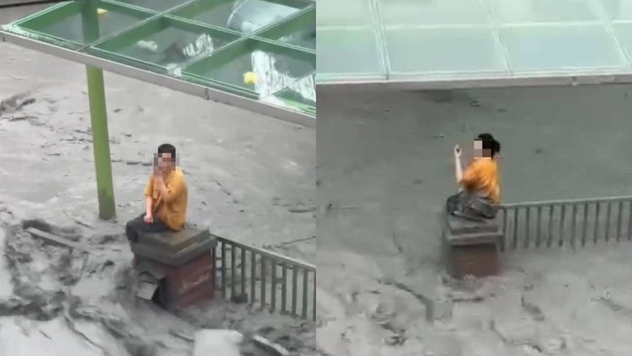 Hai hình ảnh gây sốt giữa siêu bão Ragasa- Ảnh 2. Hai hình ảnh gây sốt giữa siêu bão Ragasa- Ảnh 2.