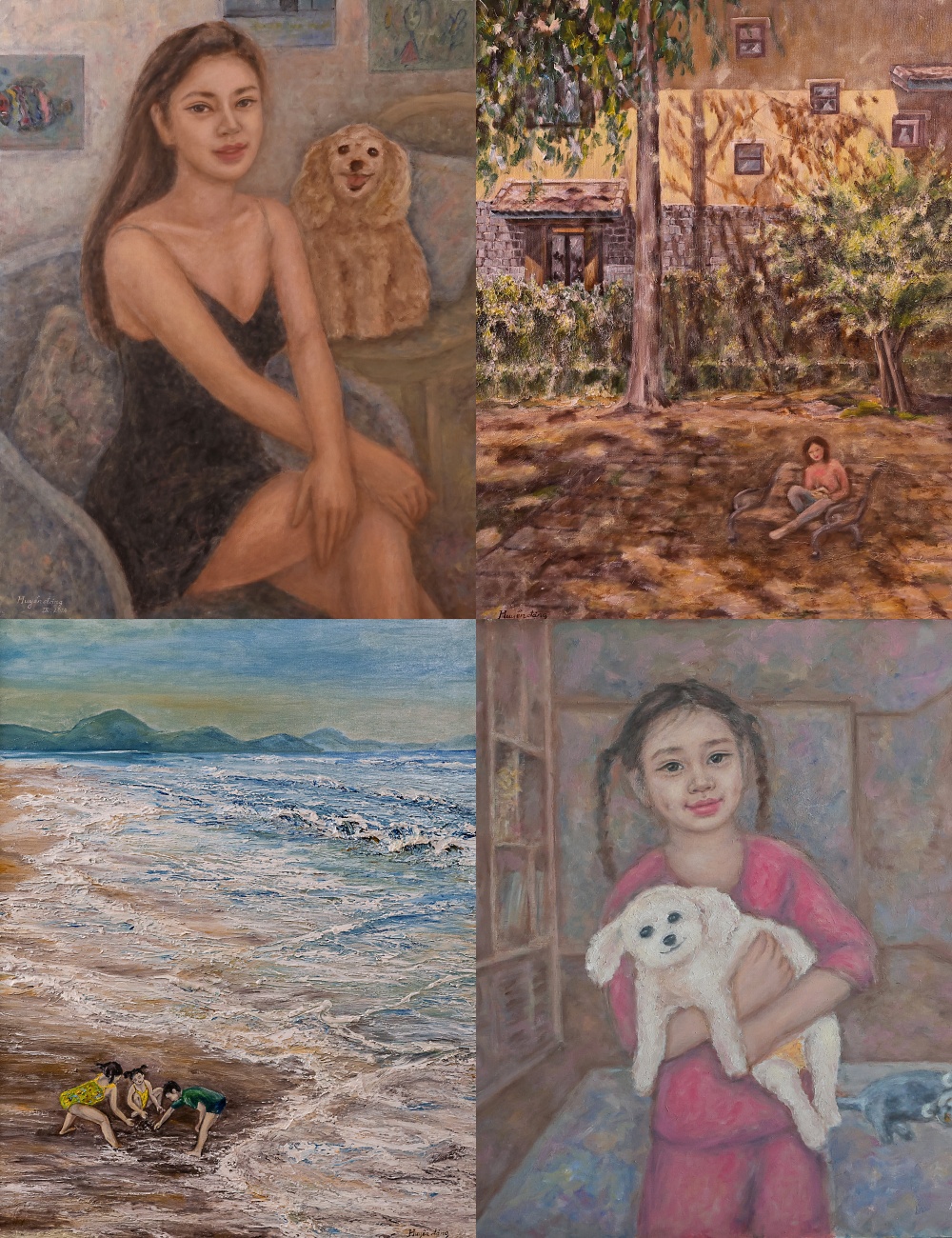 “Nơi thời gian chậm lại”: Thế giới nội tâm tình cảm, đầy màu sắc của họa sĩ Đặng Thanh Huyền- Ảnh 2. “Nơi thời gian chậm lại”: Thế giới nội tâm tình cảm, đầy màu sắc của họa sĩ Đặng Thanh Huyền- Ảnh 2.