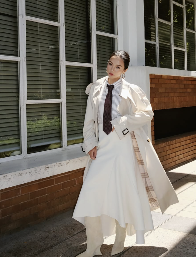 Áo khoác dáng dài tông trung tính, lựa chọn an toàn nhưng đầy khí chất  - Ảnh 10.