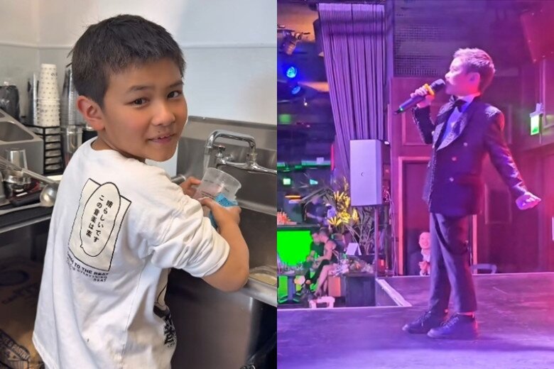 Con trai của Đan Trường "từ chối" nhà cao cửa rộng ở Mỹ, là thiếu gia "ngậm thìa vàng" nhưng vẫn rửa bát hàng ngày 6 Quý tử của Đan Trường ban ngày rửa chén ở quán, đến tối lại đi biểu diễn trên sân khấu âm nhạc.