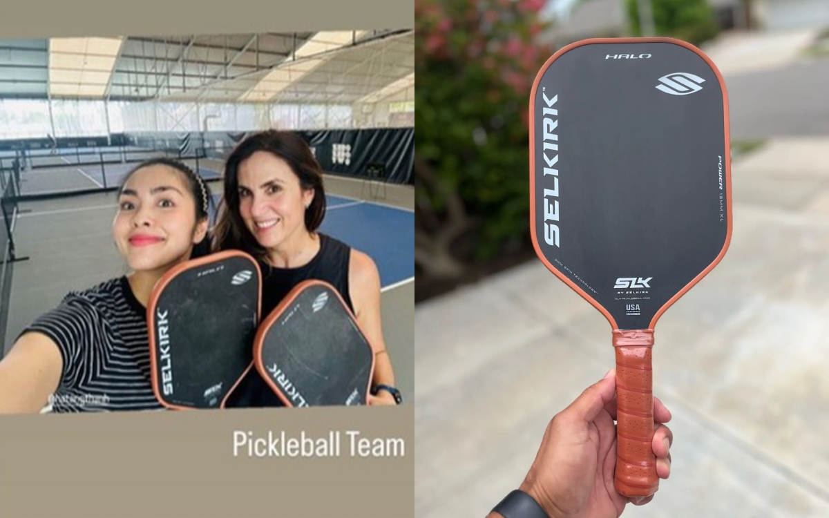 Tăng Thanh Hà cũng mê pickelball: Ăn vận kín đáo, mang vợt xinh mê - Ảnh 3. Tăng Thanh Hà cũng mê pickelball: Ăn vận kín đáo, mang vợt xinh mê - Ảnh 3.