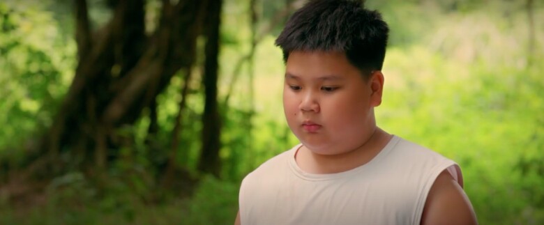 Cậu bé viral với những câu thoại chất và biểu cảm rất tự nhiên.