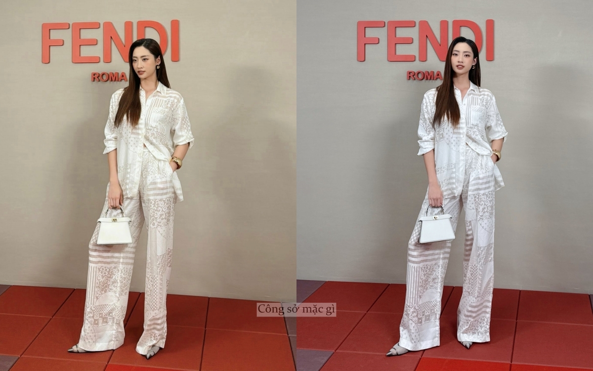 Lương Thùy Linh - Song Hye Kyo đọ độ sang chảnh khi đụng 1 set đồ - Ảnh 2.