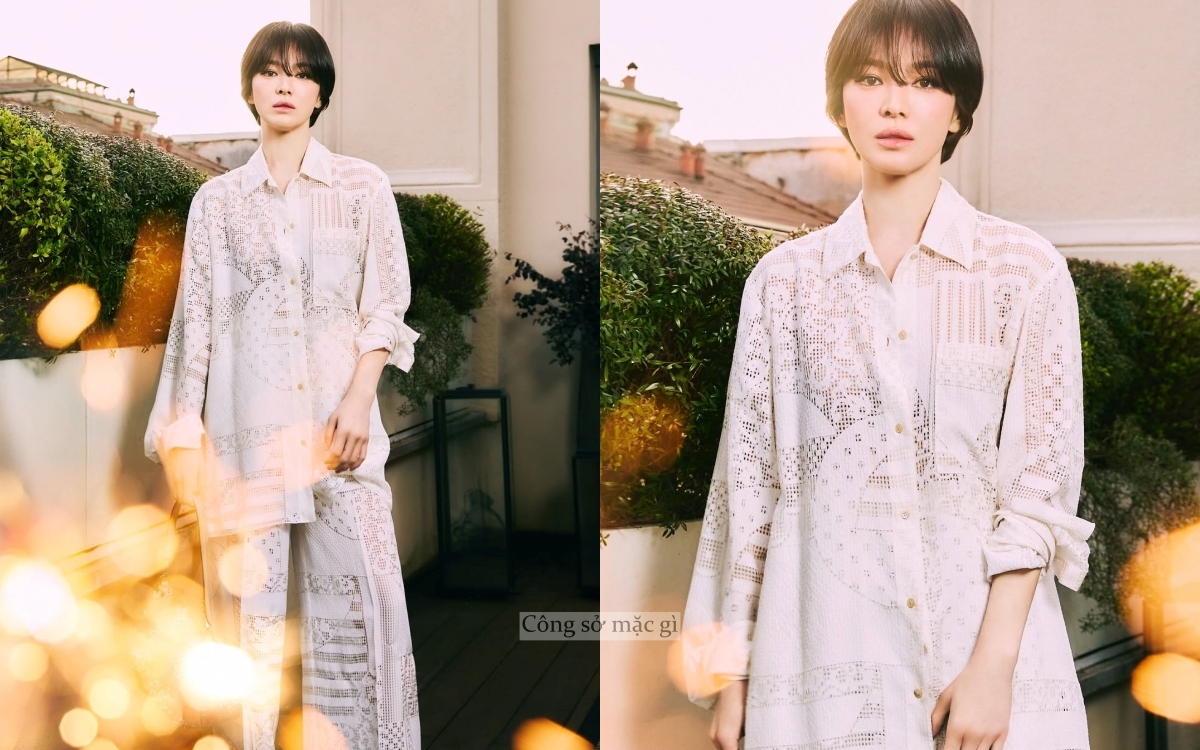 Lương Thùy Linh - Song Hye Kyo đọ độ sang chảnh khi đụng 1 set đồ - Ảnh 4.