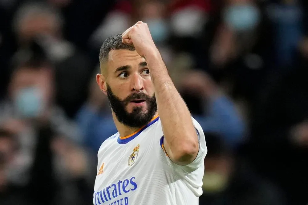 Tay săn bàn Benzema rất "duyên với Real Madrid nhưng kém may với tuyển Pháp. Ảnh: X/Real Top- 5- Benzema-1.jpeg