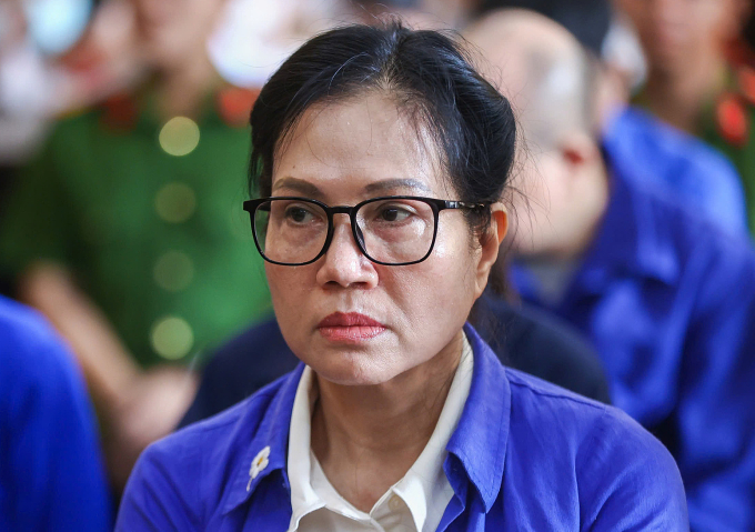 Bà Lê Thúy Hằng tại tòa. Ảnh: Quỳnh Trần