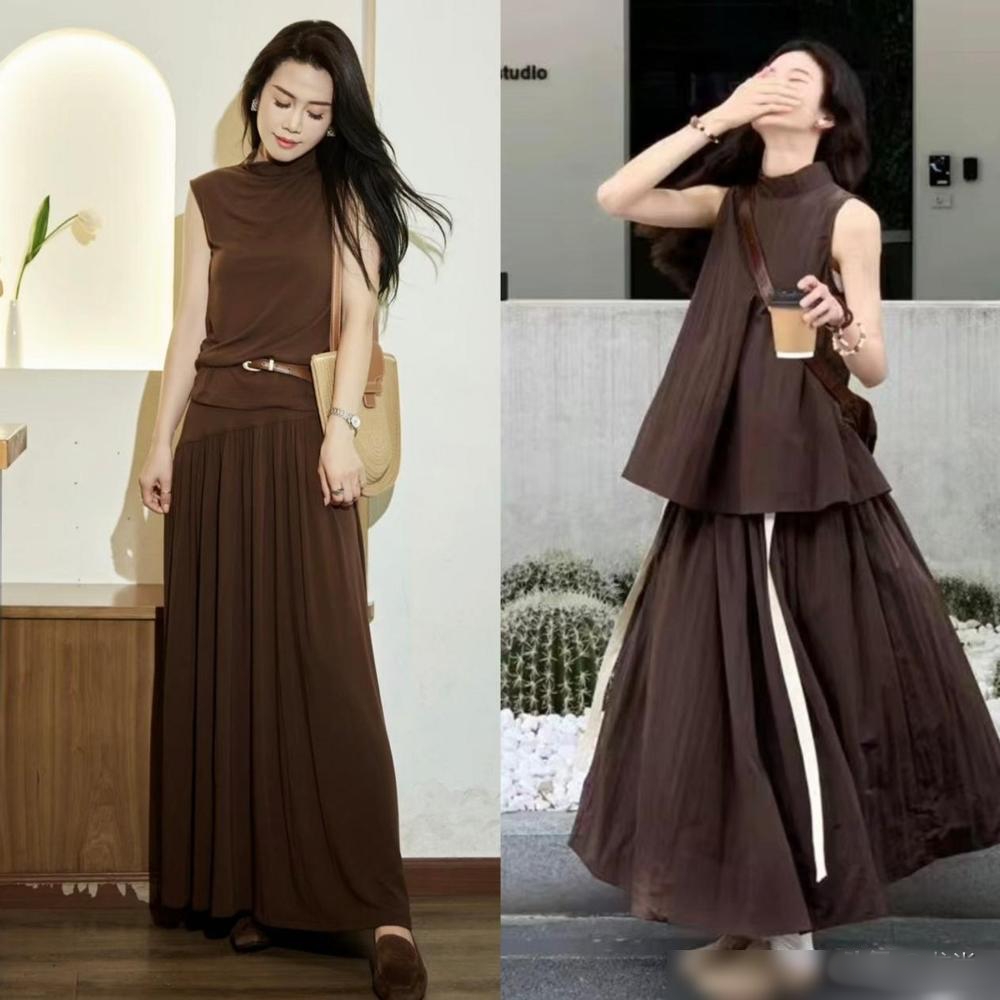 Phụ nữ 40, 50 tuổi mặc gì để sang chảnh ngày hè? Cứ chọn gam màu nâu tây – thanh lịch, cao cấp khỏi bàn - Ảnh 2.