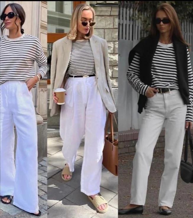 Không phải blazer hay váy hoa, “áo kẻ sọc” mới là item đáng sắm nhất mùa thu - Ảnh 2. Không phải blazer hay váy hoa, “áo kẻ sọc” mới là item đáng sắm nhất mùa thu - Ảnh 2.