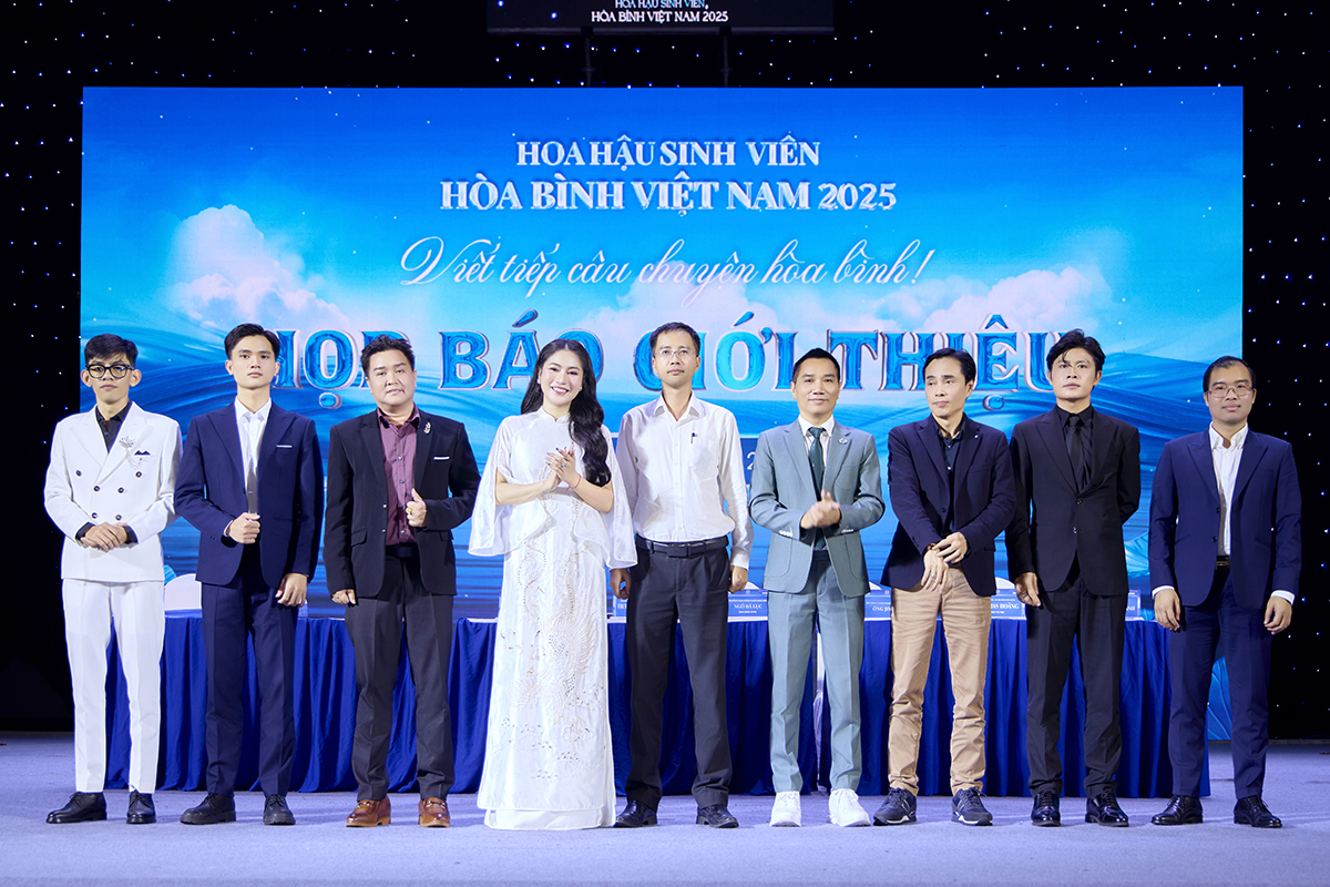 Nhạc sĩ Nguyễn Văn Chung ngồi ghế nóng Hoa hậu Sinh viên Hòa bình Việt Nam - Ảnh 2.