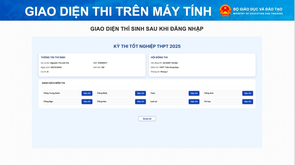 100.000 thí sinh sẽ thi thử tốt nghiệp THPT trên máy tính - 4