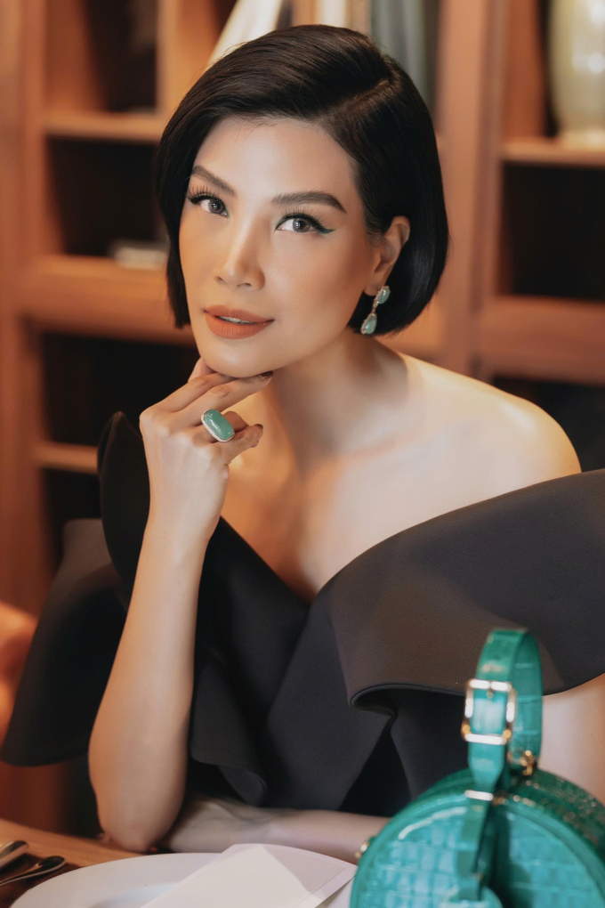 Cựu người mẫu Vũ Cẩm Nhung trong bộ ảnh mới thực hiện vào tháng 9 năm nay. Ảnh: Nhân vật cung cấp