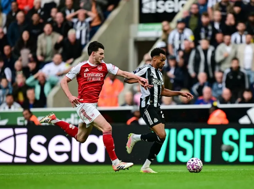 Newcaslte không thể bảo vệ thành quả của mình ở những phút cuối. Ảnh: EPL premier-league-arsenal.jpg